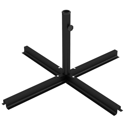 Sonnenschirmständer, Schwarz – 4 kg, Passend für Stangen Ø38–48 mm