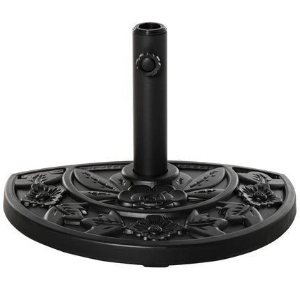 Sonnenschirmständer 9 kg, Blumendesign, Ø35/38/48 mm