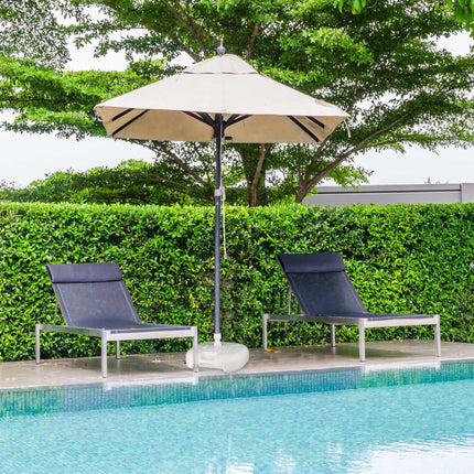 Pied de parasol en plastique