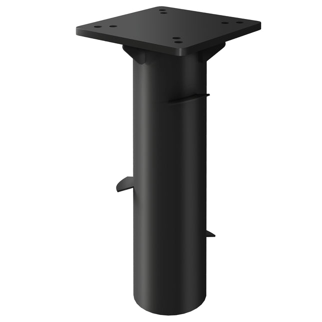 Concrete Cantilever umbrella stand, square, dark grey