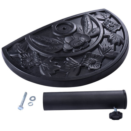 Sonnenschirmständer Marktschirmständer Sonnenschirmfuß Balkonschirmständer halbrund