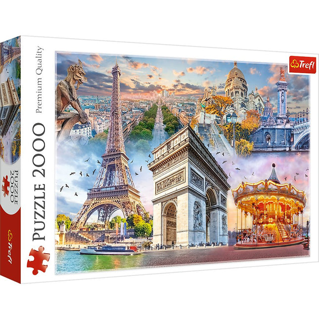 Paris Puzzle 2000 Teile - Hochwertiges Puzzle für Erwachsene
