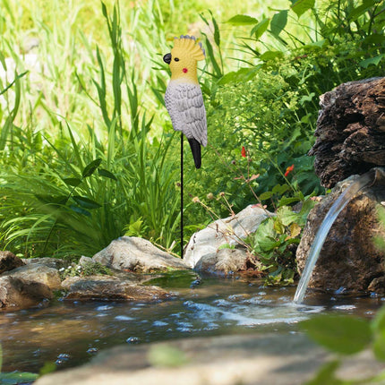 Parrot Garden Decoration with Fixing Rod, PE Material