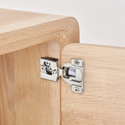Partial Overlay Soft-Close Cabinet Hinges, 50 Pack, 105