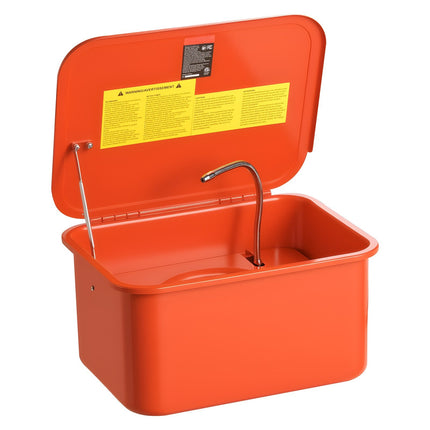Parts Washer, 19L Tank, Electric Pump, Steel Cleaner