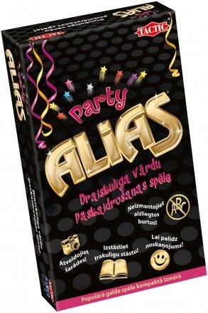 Party Alias Brettspiel – Spaß für Familie und Freunde, lettische Ausgabe