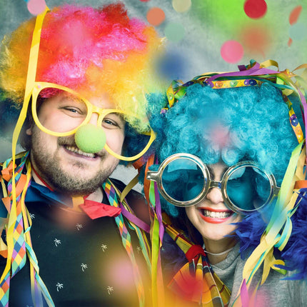 Partypopper, 12er-Pack, 40 cm, buntes Konfetti