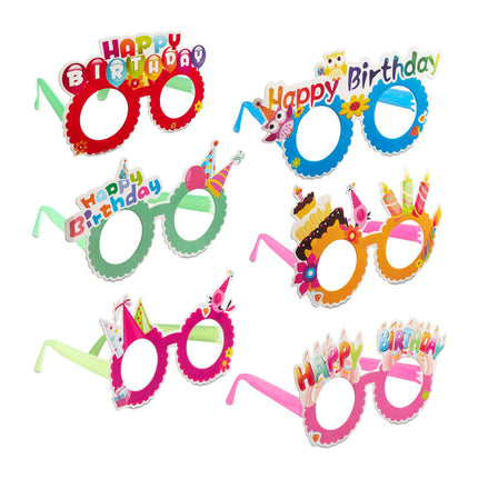 Partygläser "Happy Birthday" 6er Set