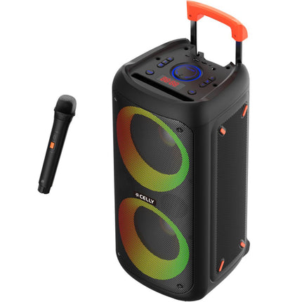 Party-Lautsprecher 40W + 2 drahtlose Mikrofone