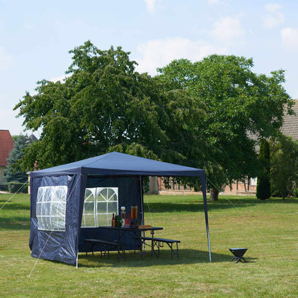 Party tent 3x3 m 2 walls