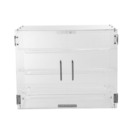 Pastry Display Case, 3-Tier Acrylic, Rear Door 52.6cm
