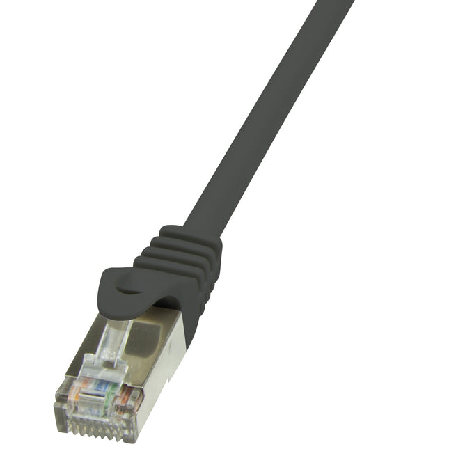 Patchkabel Cat5e F/UTP Ecoline 1m Schwarz