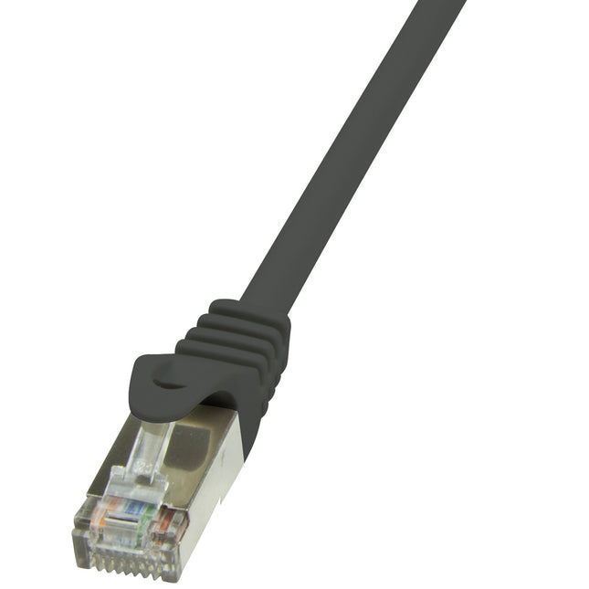 Patchkabel Cat6 F/UTP Ecoline 1m Schwarz