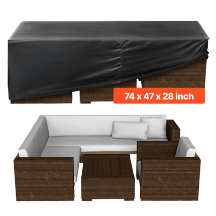 Patio Furniture Cover 188x120x71 cm, 420D Waterproof