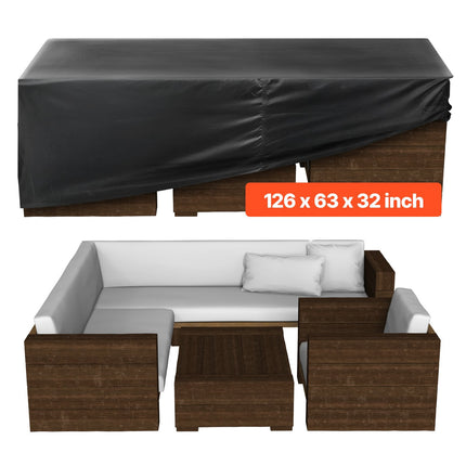 Patio Furniture Cover 420D Waterproof, 320x160x71cm