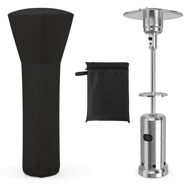 Patio Heater Cover, Weatherproof Oxford Fabric, Black