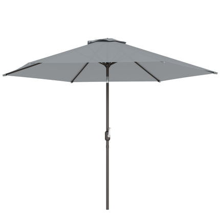 Patio Umbrella 2.95m with Tilt, UPF30+ Polyester