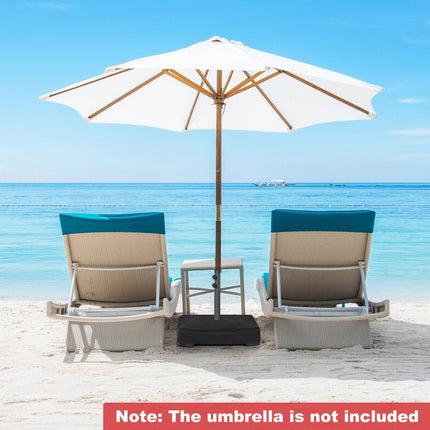 Patio Umbrella Base Stand, 90 kg Fill, Fits 48 mm