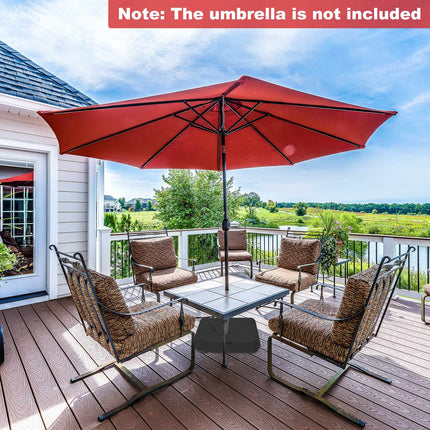 Patio Umbrella Base Stand, 90 kg Fill, Fits 48 mm