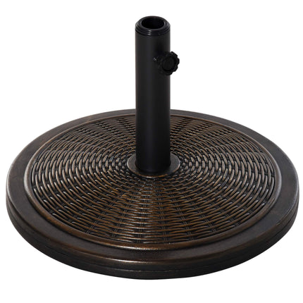 Patio Umbrella Stand, Bronze, Fits 35-48mm Poles