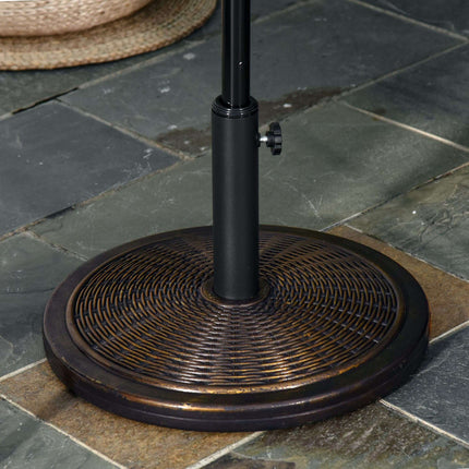 Patio Umbrella Stand, Bronze, Fits 35-48mm Poles
