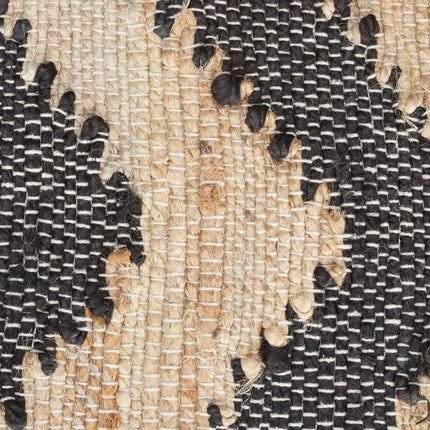Tapis en jute à motifs 70 x 140 cm