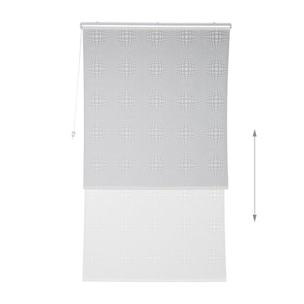 Patterned shower curtain