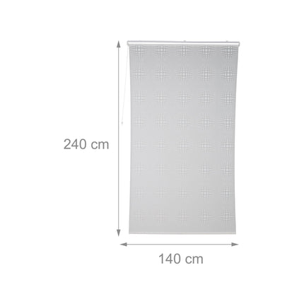 Patterned shower curtain
