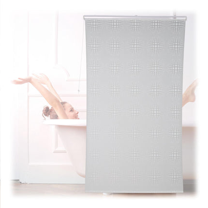 Patterned shower curtain