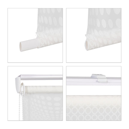 Patterned shower curtain