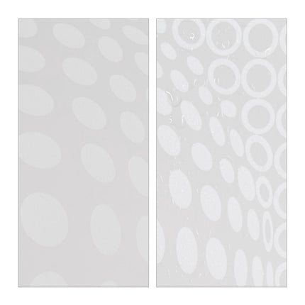 Patterned shower curtain