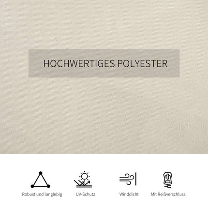 Béžové polyesterové bočnice pavilonu 3x4M pro párty stany