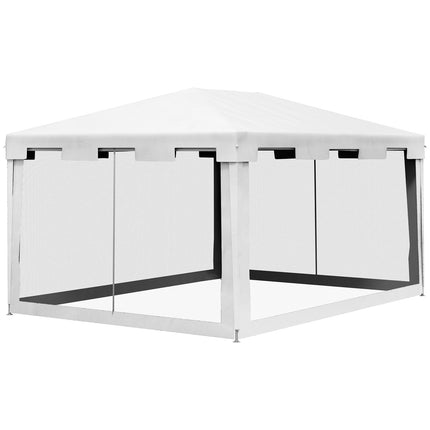 Gartenpavillon-Zelt 4x3m mit Netzwänden