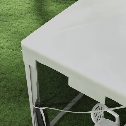 Gartenpavillon-Zelt 4x3m mit Netzwänden
