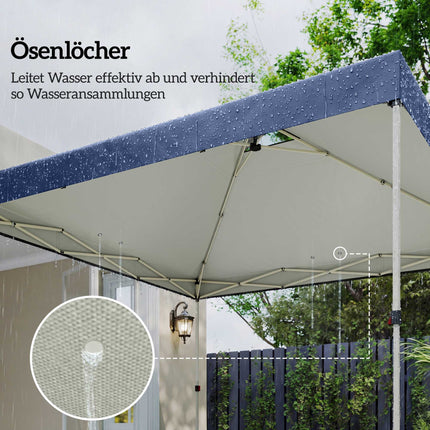 Pavillon Ersatzdach, 300x300 cm, UV50+ Wasserdicht