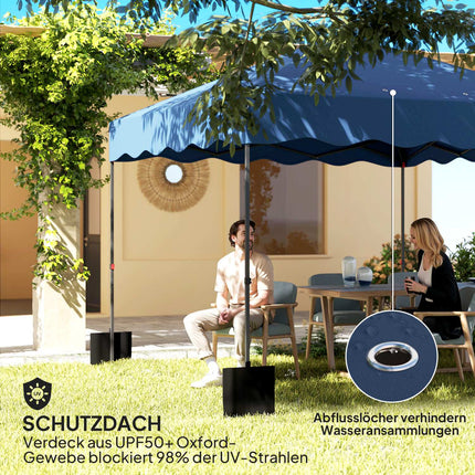 Pop-up Gartenpavillon, 3x3m, wasserabweisend, UV 50+