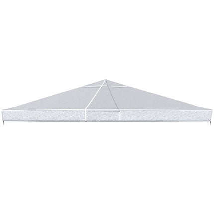 Housse de protection pour pavillon de jardin 3x3m, imperméable, stable, résistante à l'hiver, housse de remplacement pour pavillon de jardin, housse de protection contre la pluie pour tente de jardin, transparente