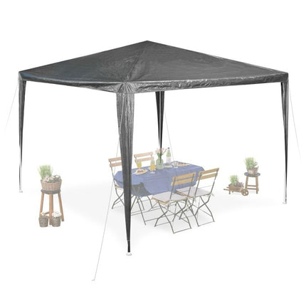 Pavillon in Anthrazit 3x3 m