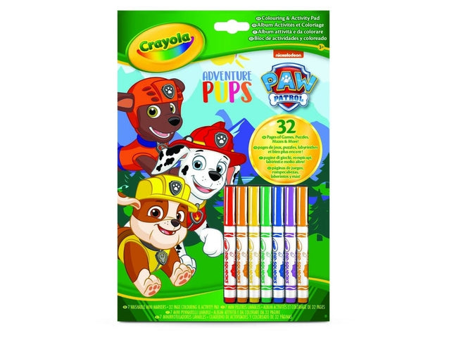 Paw Patrol Mal- und Aktivitätsblock für Kinder, lustig und kreativ