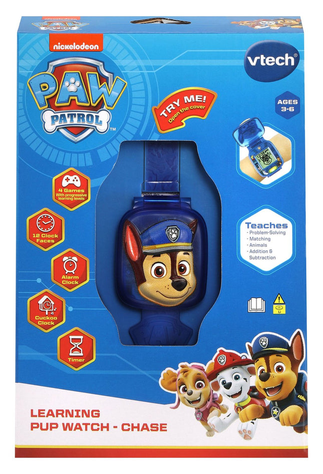 Paw Patrol Lernuhr für Kinder, Interaktives Lernspielzeug