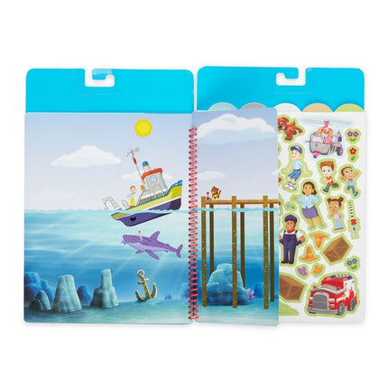 Paw Patrol Reusable Sticker "Pad Dino Rescue"