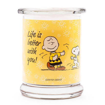 Peanuts Aroma Candle in Glass Jar – Calming Scent