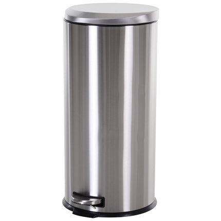 Treteimer 30L aus Edelstahl mit Soft-Close-Deckel