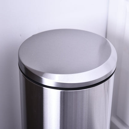 Treteimer 30L aus Edelstahl mit Soft-Close-Deckel