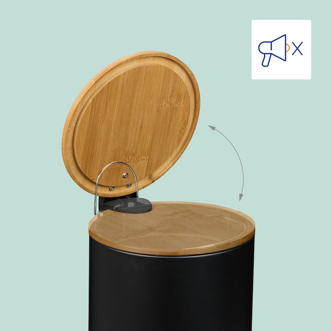 Treteimer 5L mit Soft-Close-Deckel und Müllbeuteln