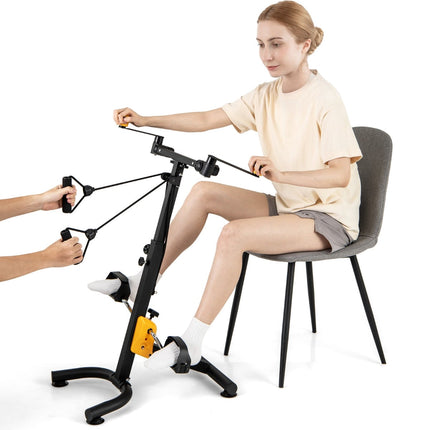 Pedaltrainer mit verstellbarem Griff, faltbar, 4 Modi