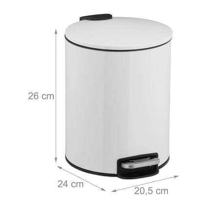 Seau à pédale 5 litres