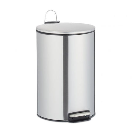 Seau à pédale en acier inoxydable 12 litres