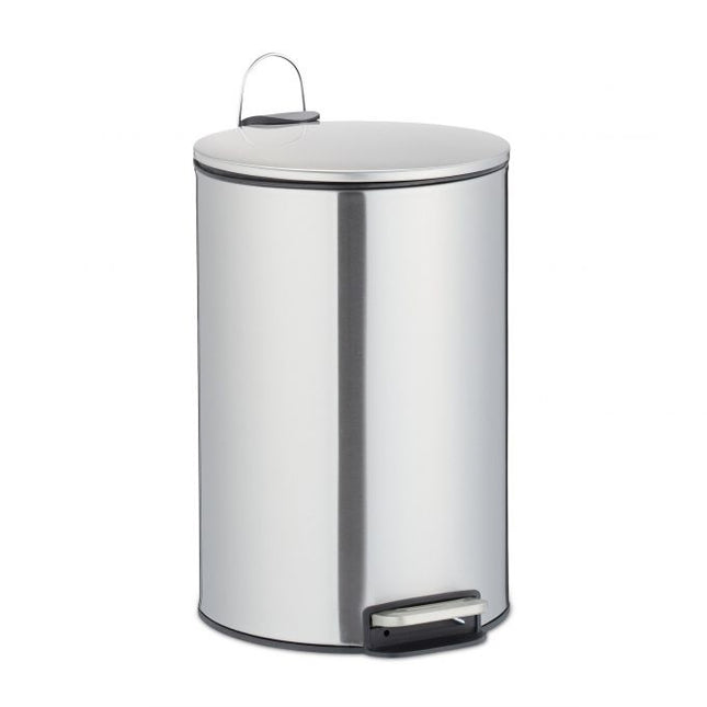 Pedal bucket stainless steel 12 liters
