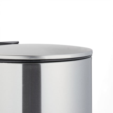 Seau à pédale en acier inoxydable 12 litres